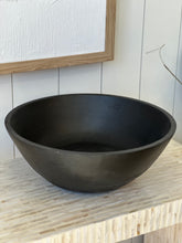 Load image into Gallery viewer, Large Black Salad Bowl
