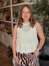 Load image into Gallery viewer, Ivory Knit Sleeveless Top
