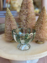 Load image into Gallery viewer, Striped Pedestal Glass Bowl
