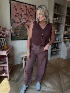 Wine Vintage Star Denim