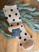 Load image into Gallery viewer, Polka Dot Wool Blend Socks
