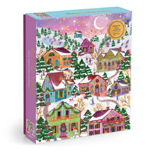Load image into Gallery viewer, Snowcap Village Foil Puzzle
