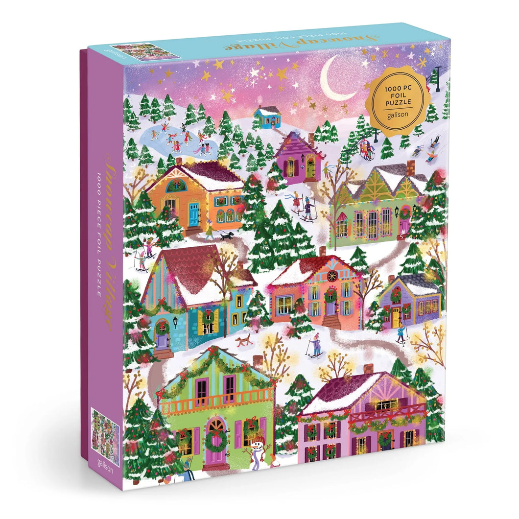 Snowcap Village Foil Puzzle