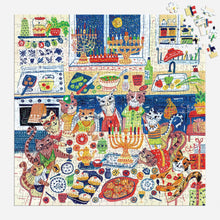 Load image into Gallery viewer, Happy Hanukcats Puzzle
