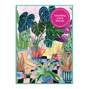 Potted Plant Greeting Card Puzzle