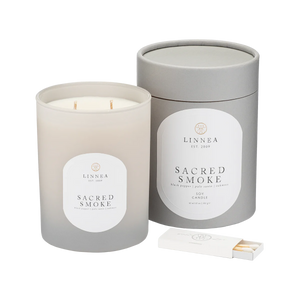 Linnea 2 Wick Candle, Sacred Smoke