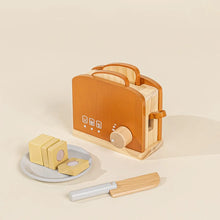 Load image into Gallery viewer, Wooden Toaster Playset
