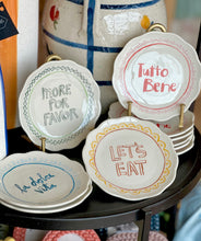 Load image into Gallery viewer, Hand Painted Scalloped Plates w/ Sayings
