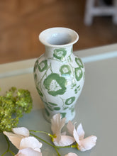 Load image into Gallery viewer, Green Floral Chinoiserie Vases
