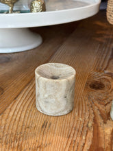 Load image into Gallery viewer, Round Marble Mini Taper Holders
