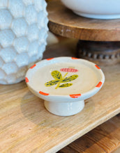 Load image into Gallery viewer, Stoneware Footed Pedestal Dish
