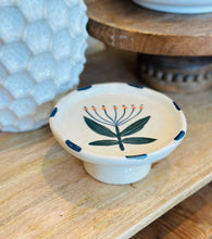 Load image into Gallery viewer, Stoneware Footed Pedestal Dish
