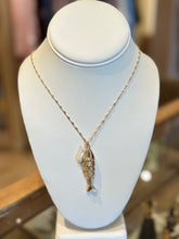 Load image into Gallery viewer, Gold Fashion Fish Necklace
