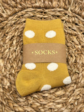 Load image into Gallery viewer, Women's Polka Dot Puff Socks

