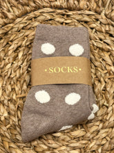 Load image into Gallery viewer, Women's Polka Dot Puff Socks
