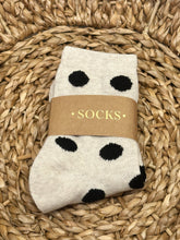 Load image into Gallery viewer, Women's Polka Dot Puff Socks
