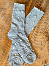Load image into Gallery viewer, Polka Dot Ruffle Socks
