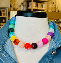 Load image into Gallery viewer, Resin Beaded Bauble Necklace
