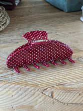 Load image into Gallery viewer, Polka Dot Hair Clips- Assorted Colors
