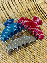 Load image into Gallery viewer, Polka Dot Hair Clips- Assorted Colors
