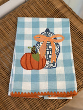 Load image into Gallery viewer, Fall Topairy Appliqued Tea Towels
