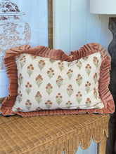 Load image into Gallery viewer, Cotton Fall Floral Lumbar Pillow
