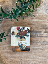 Load image into Gallery viewer, Mini Stoneware Rectangle Floral Dish
