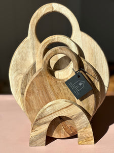 Set of 4 Mango Wood Cutting Boards