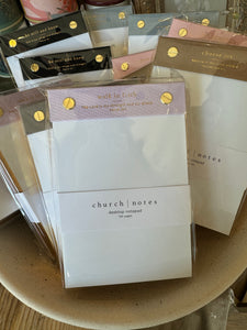 Church Notes Notepads