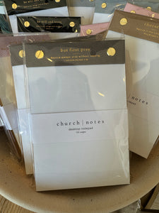 Church Notes Notepads
