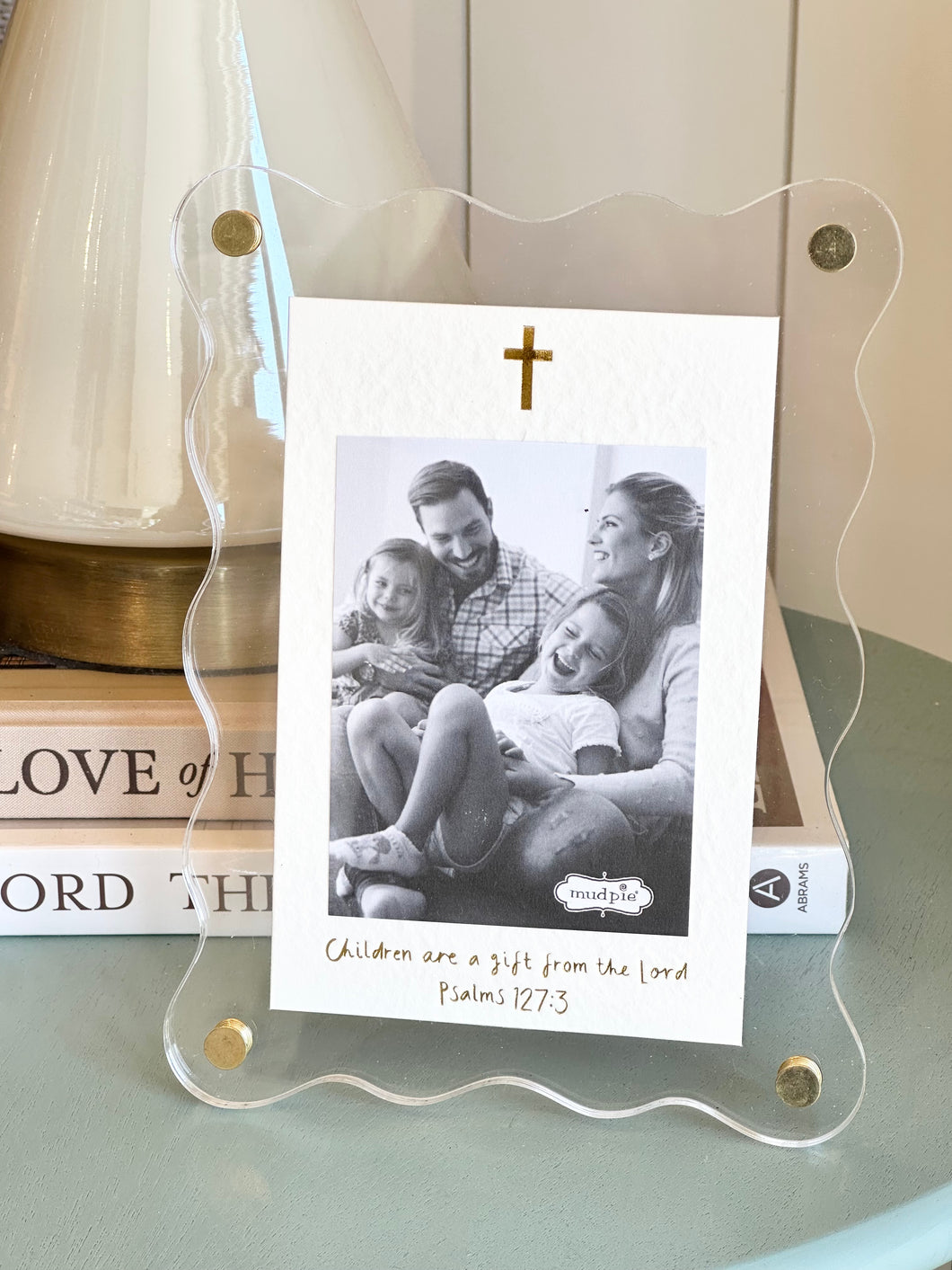 Clear Acrylic Cross Frame