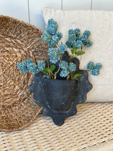 Black Clay Wall Pockets