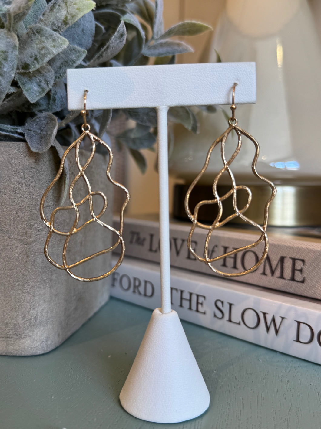 Abstract Dangly Earings