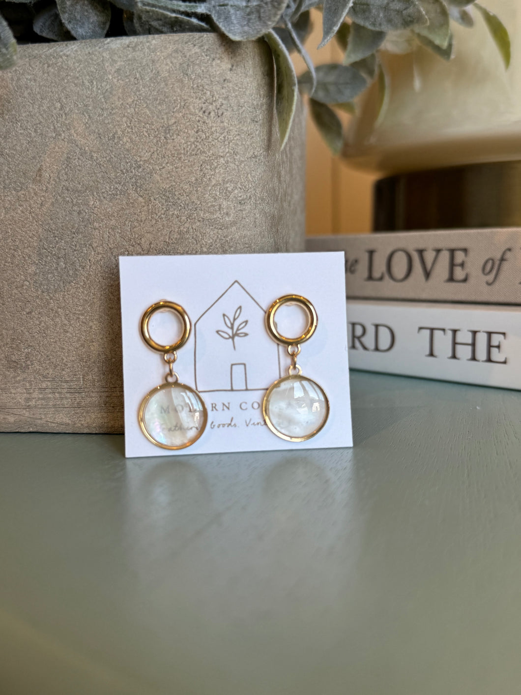 Gold Dangly Earrings