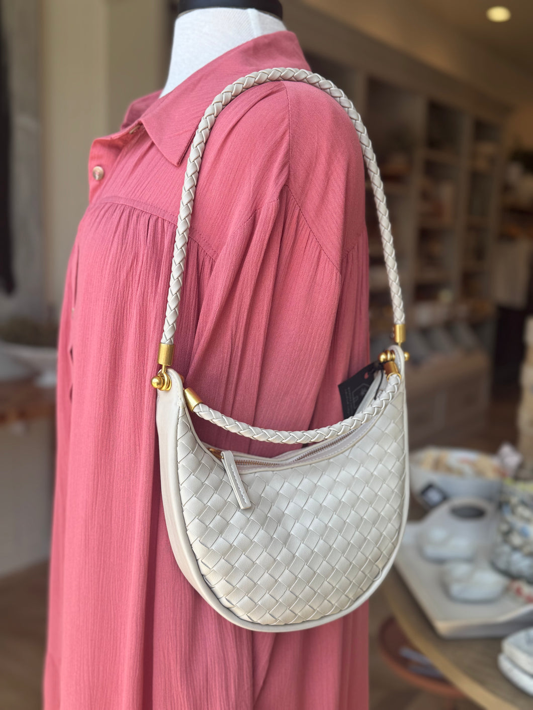 Small BC Woven Hobo Bags