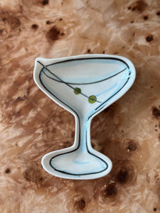 Hand Painted Cocktail Dish