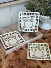 Load image into Gallery viewer, Stoneware Cheers Dish
