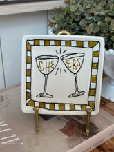 Load image into Gallery viewer, Stoneware Cheers Dish

