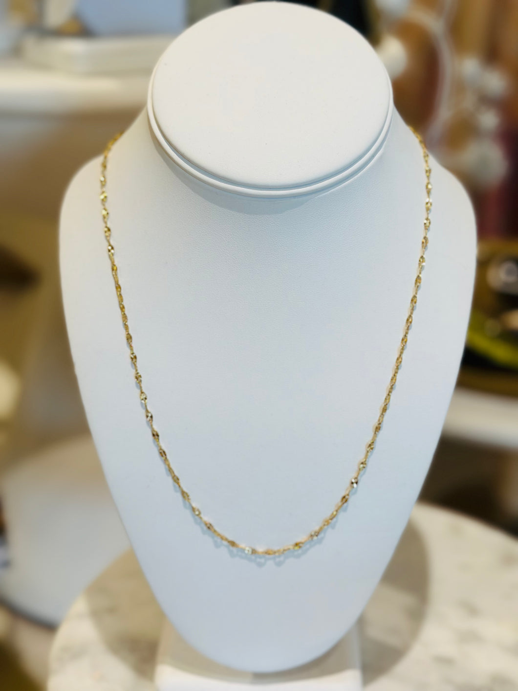 Gold Beckett Chain Necklace