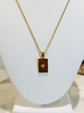 Load image into Gallery viewer, Waterproof Gold CZ Star Pendent
