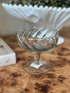 Fluted Stemmed Coupe Glass