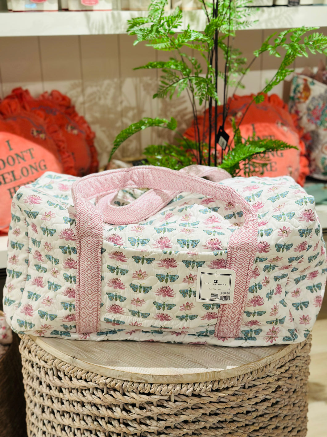 Millie Butterfly Duffle Bag
