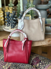 Load image into Gallery viewer, Vegan Leather Handbag with Scarf
