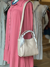 Load image into Gallery viewer, Vegan Leather Handbag with Scarf
