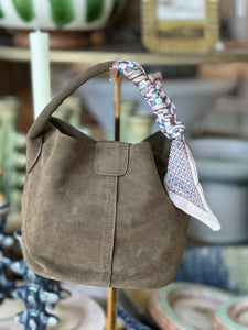 Small Suede Bucket Bags