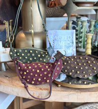 Load image into Gallery viewer, Studded Suede Handbags
