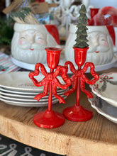 Load image into Gallery viewer, Metal Bow Taper Holders
