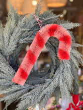 Load image into Gallery viewer, Sisal Candy Cane Ornaments
