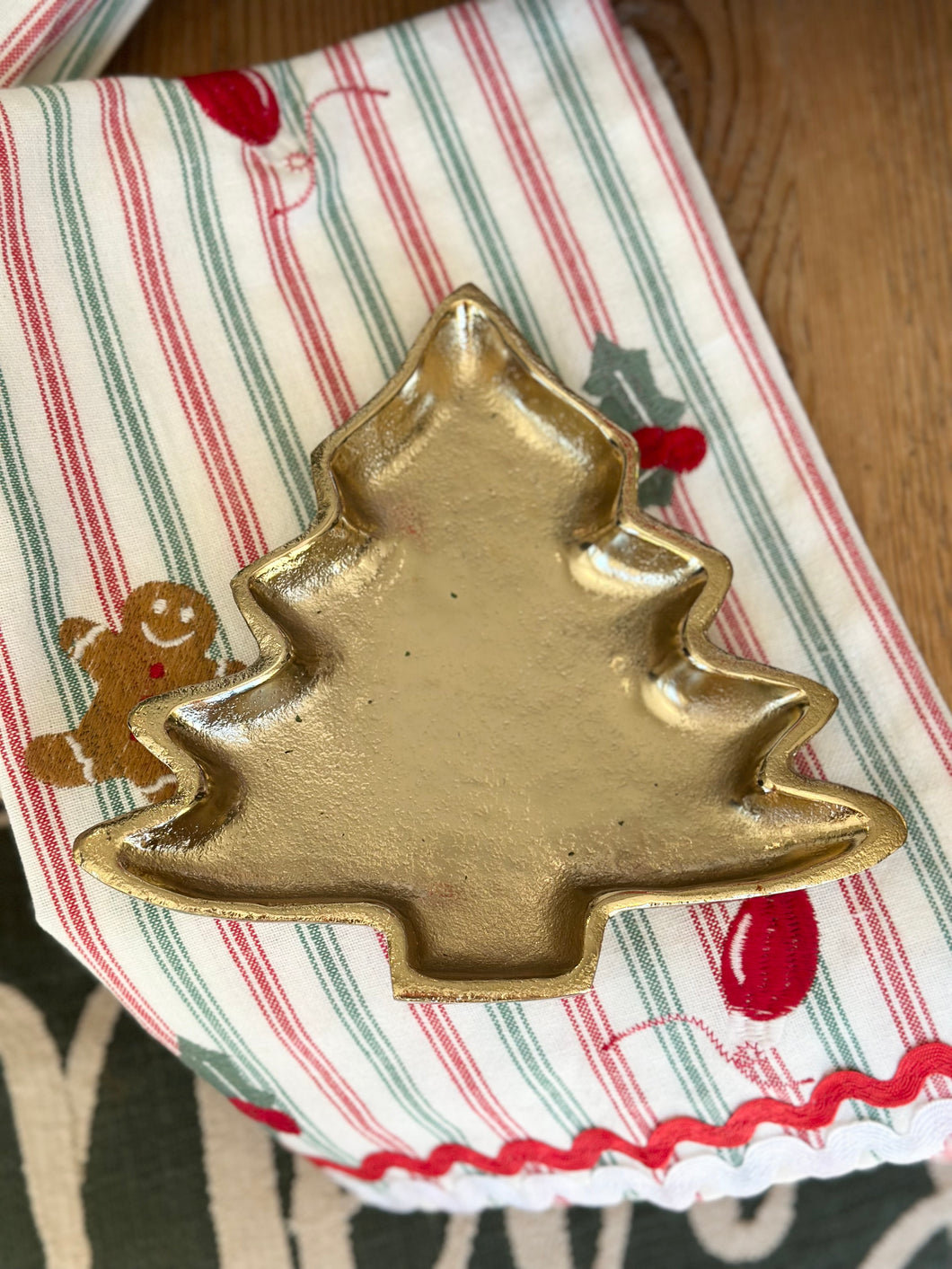 Gold Tree Shaped Dish