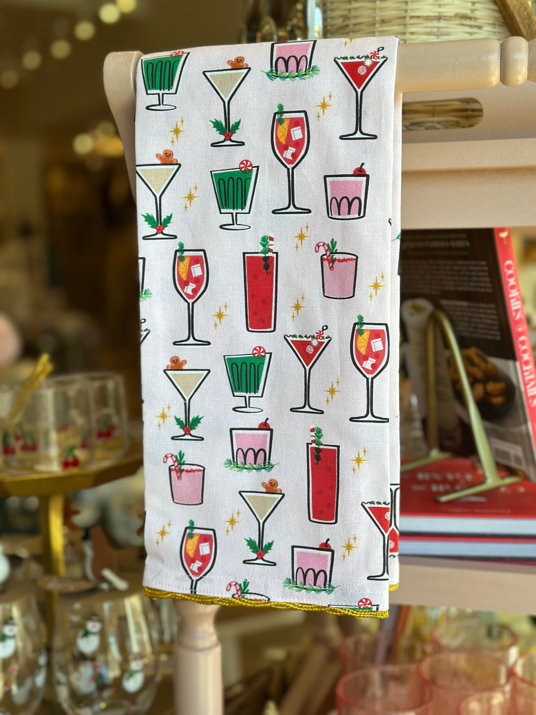 Holiday Cheers Dish Towel